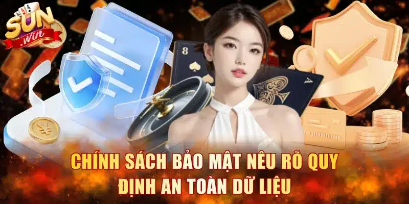 Chính sách bảo mật nêu rõ quy định an toàn dữ liệu