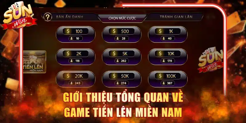 Giới thiệu tổng quan về game tiến lên miền Nam