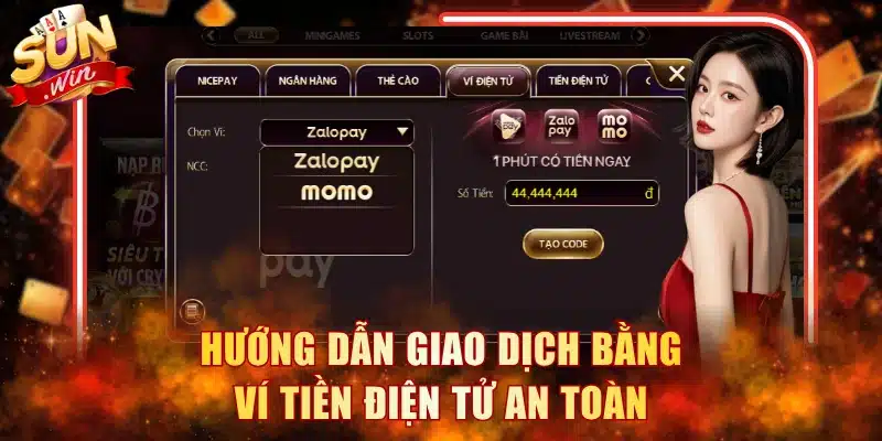 Hướng dẫn giao dịch bằng ví tiền điện tử an toàn